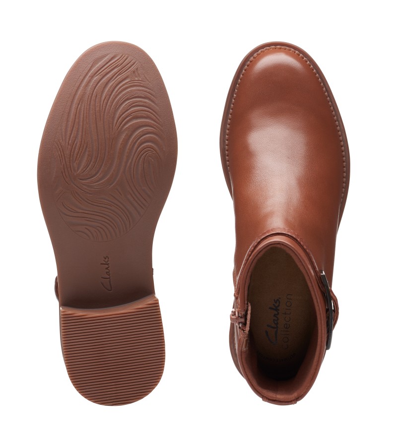 Clarks - Maye Grace Tan Leather